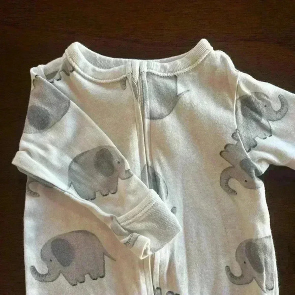 OLD NAVY. Lot of 3 Baby Boy Pajamas Long Sleeve 0-3 Months - Picture 10 of 16